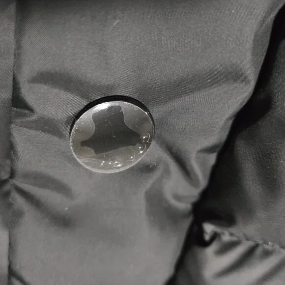 COACH Down Puffer Hooded Coat ~ Women’s ~ Medium ~ Black - Picture 15 of 16